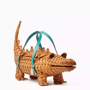 KateSpade Swamped3d Wicker ALLIGATOR BAG 😍